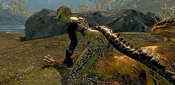  Private sex of two argonians